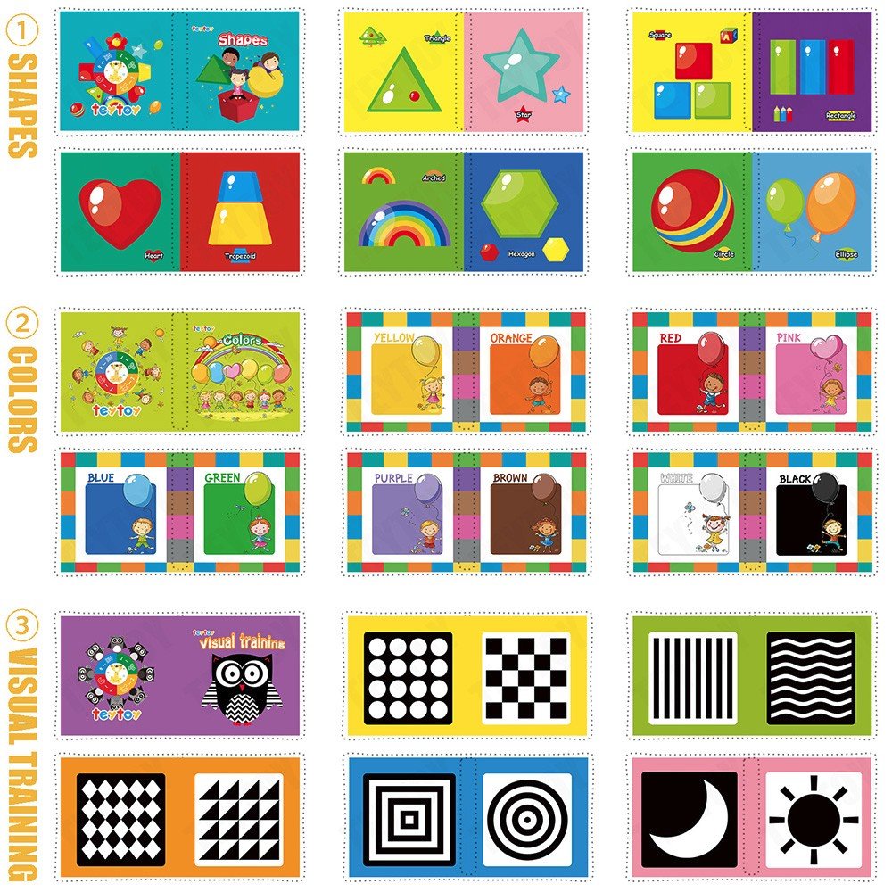 teytoy My First Soft Book sensory textures invite exploration and fine motor practice.
