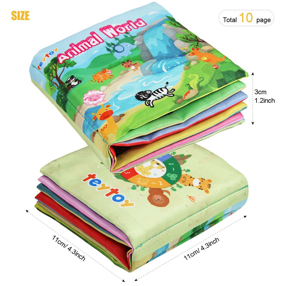 teytoy My First Soft Book sturdy stitching page highlights durability for safe exploration