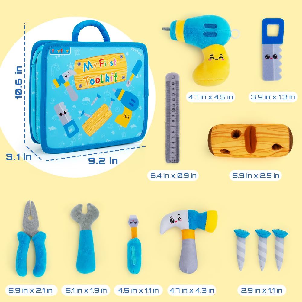 Teytoy crinkle-wrench featuring textured feel for imaginative play.