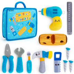 Teytoy My First Toolbox with zipper box for toddler pretend play and exploration.