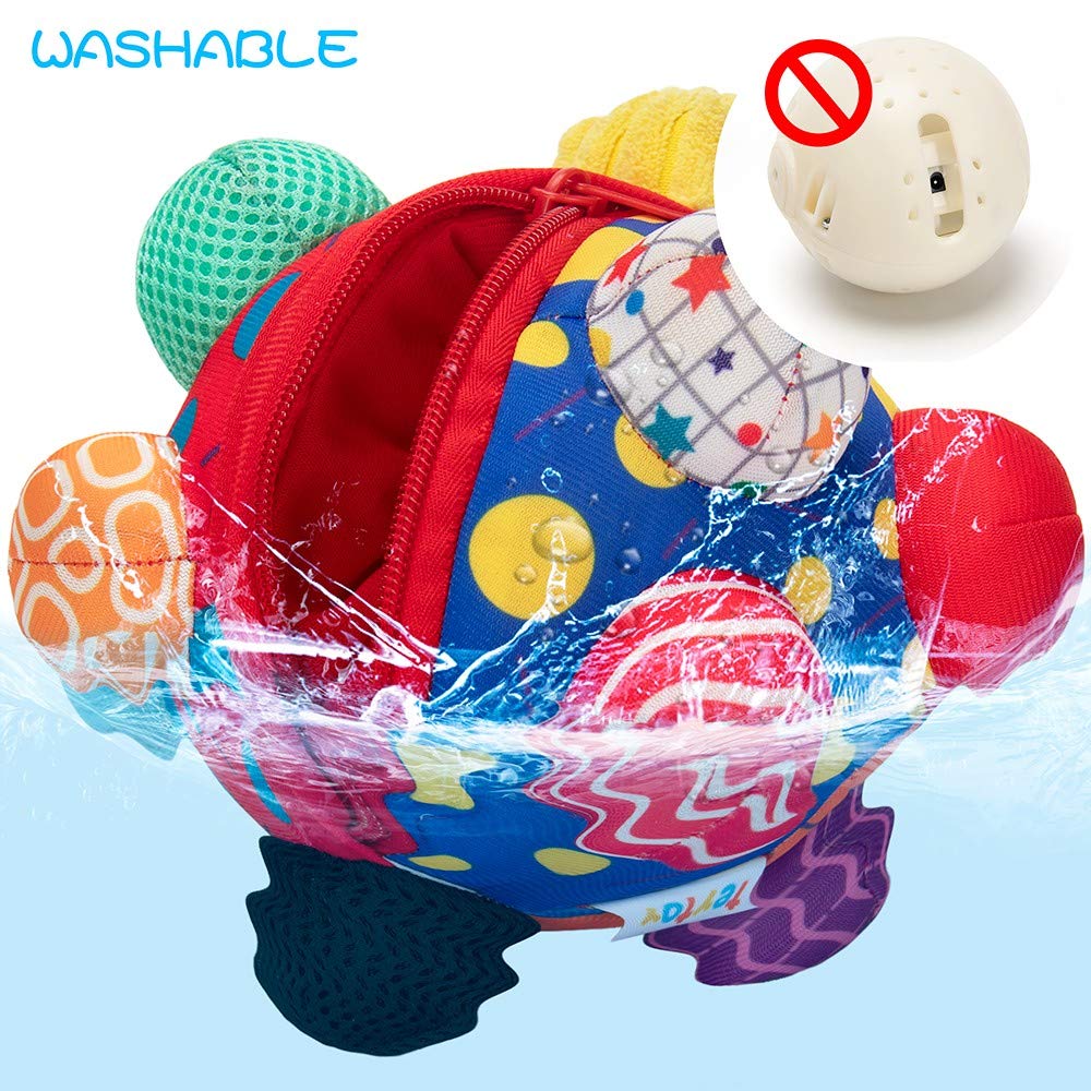 teytoy textured bumps grasping ball enhances grip and finger coordination during play.