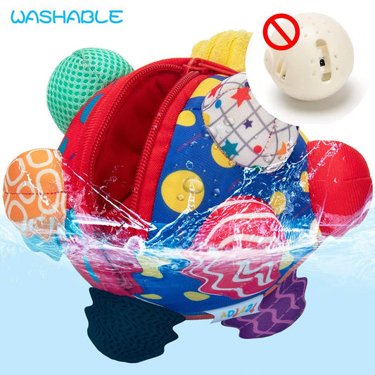 teytoy textured bumps grasping ball enhances grip and finger coordination during play.