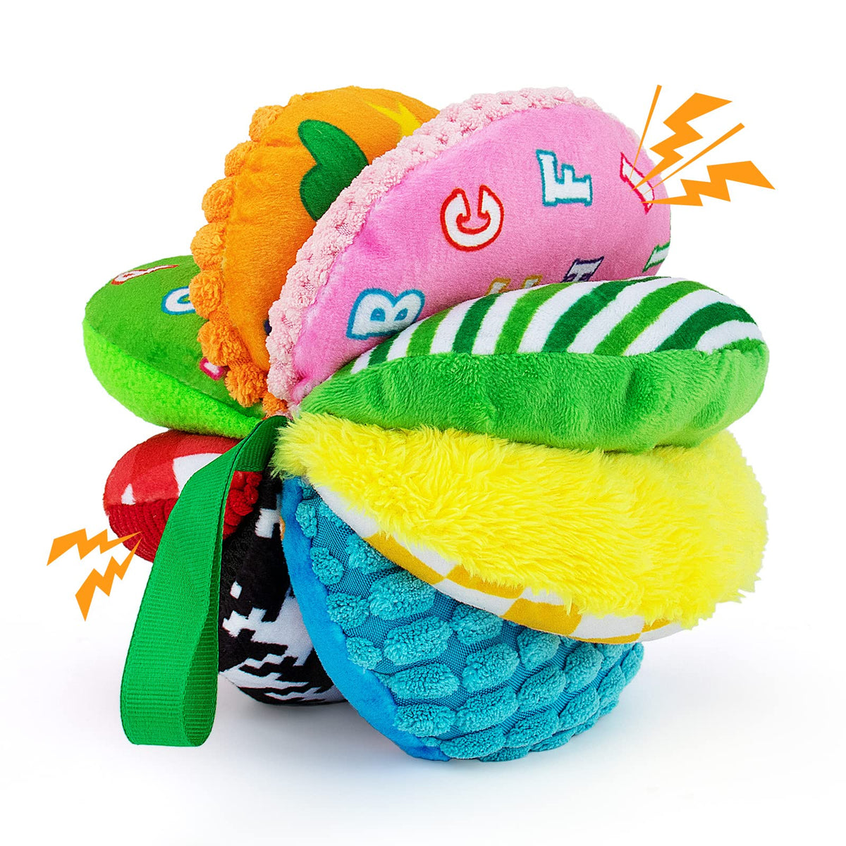 Teytoy Upgraded Sensory Ball with textured surface for tactile exploration