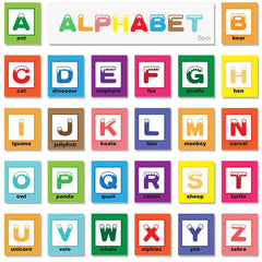 TEYTOY Zoo Series close-up letters, durable stitching for toddler use