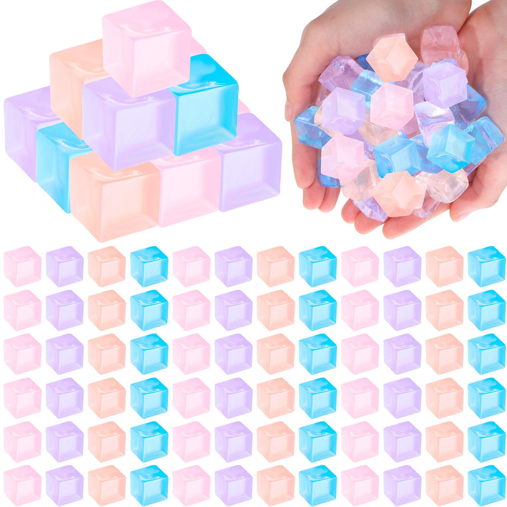 Teyva Daily orange mini ice cube stress ball for quick tactile relief
