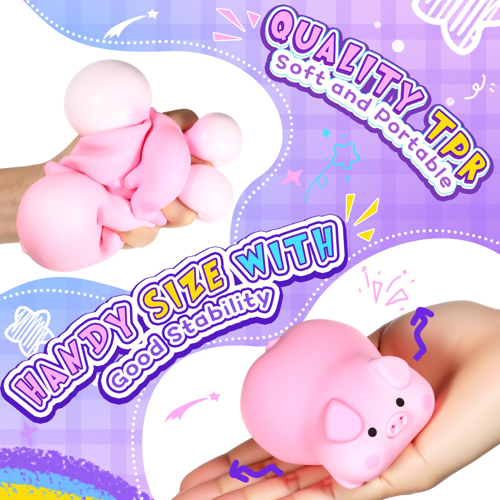 Teyva Daily pig squeeze used as a party favor for celebrations.