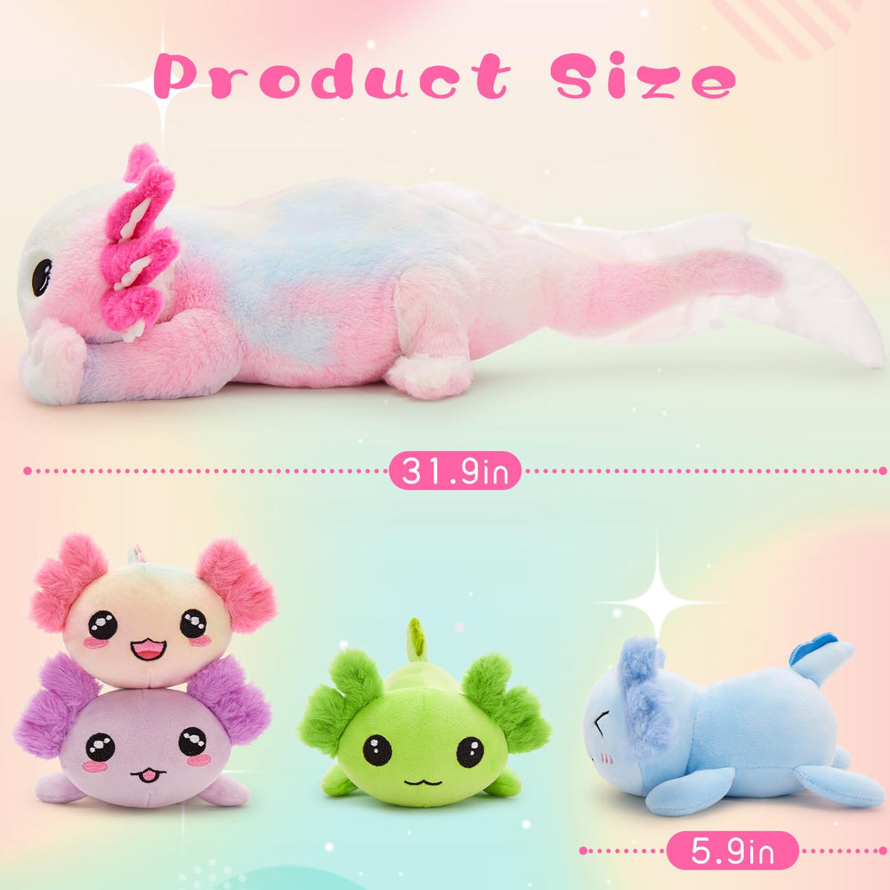 Tezituor axolotl multifunctional pillow serves as décor and sleep aid.