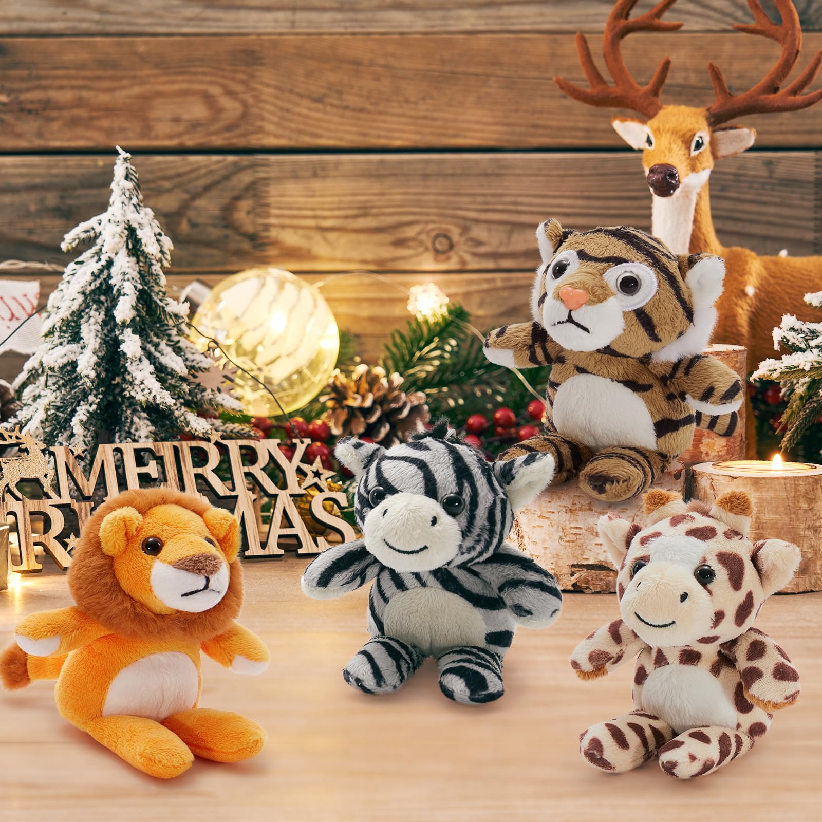 Tezituor bulk plush animals set perfect for classroom rewards and treasure boxes.