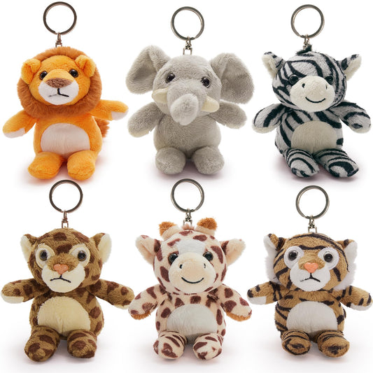 Tezituor lion mini plush keychain adds playful charm to backpacks and keys.