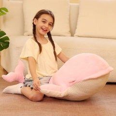 Tezituor cuddly whale plush for naptime and lounging