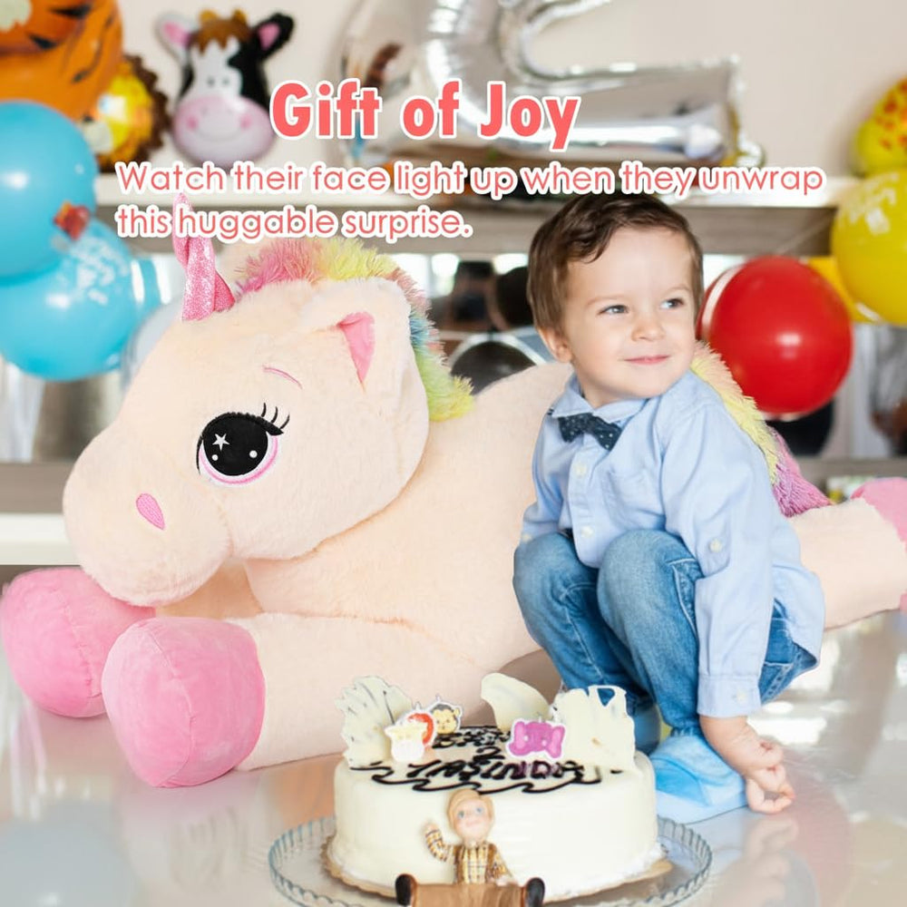 Tezituor decor-ready unicorn pillow for beds, nurseries, and playful spaces.