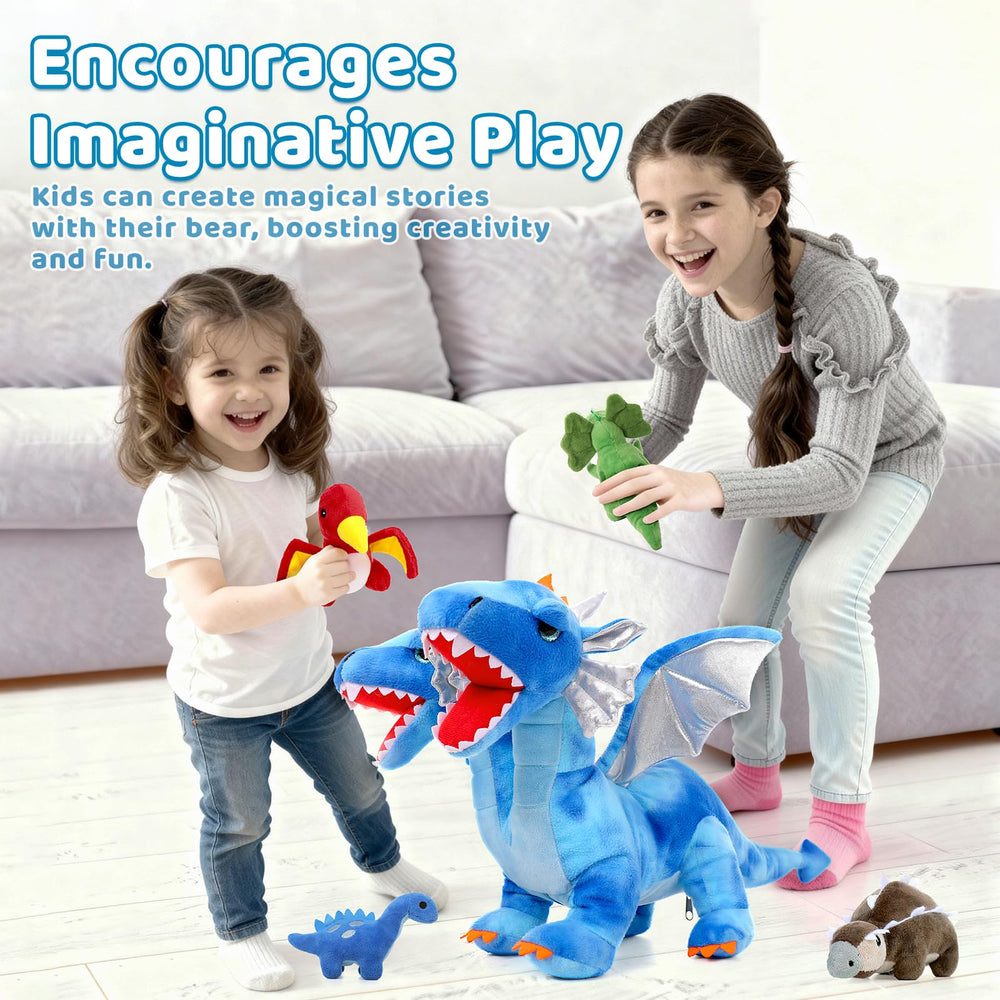 Tezituor ankylosaurus baby plush toy for kids play