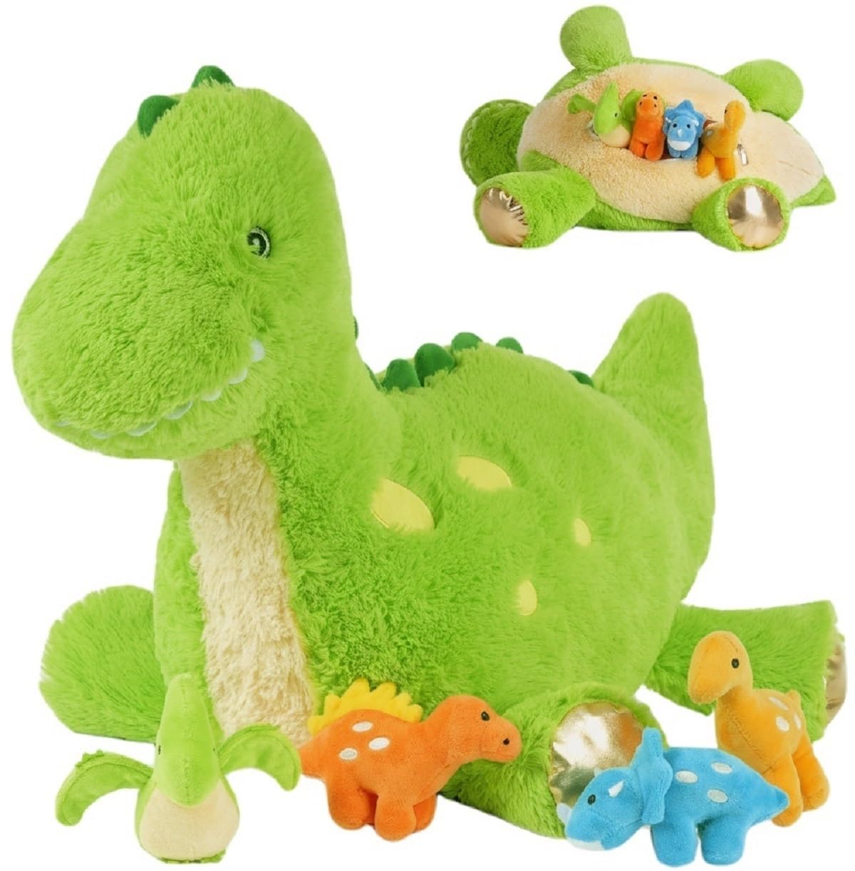 Tezituor dinosaur room decor doubles as a cozy nap pillow for kids