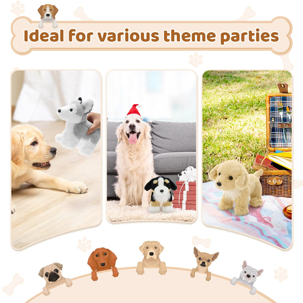 Tezituor beagle plush standing toy, ideal for kid's playtime and gifting.