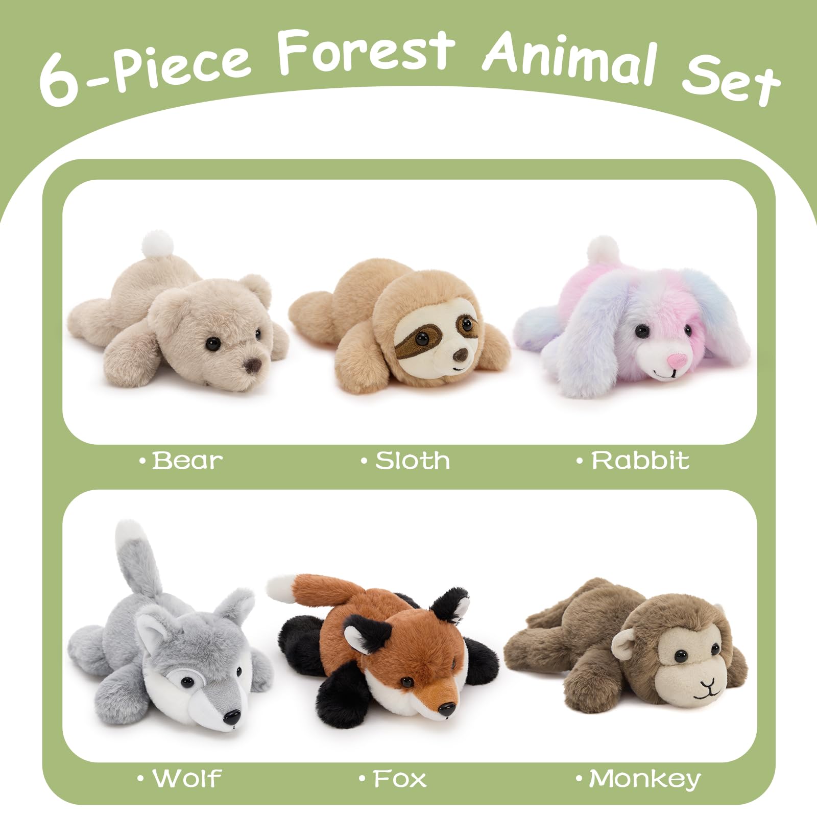 Tezituor fox plush 7inch for travel and storytelling