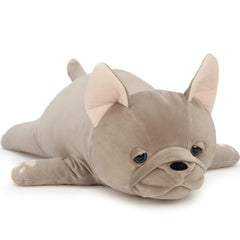 Tezituor French Bulldog plush pillow front view for cozy lounging