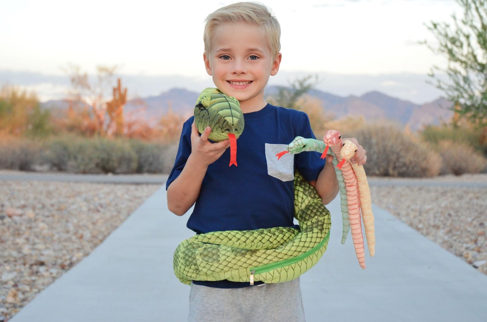 Tezituor giant snake plush makes a memorable birthday or holiday gift