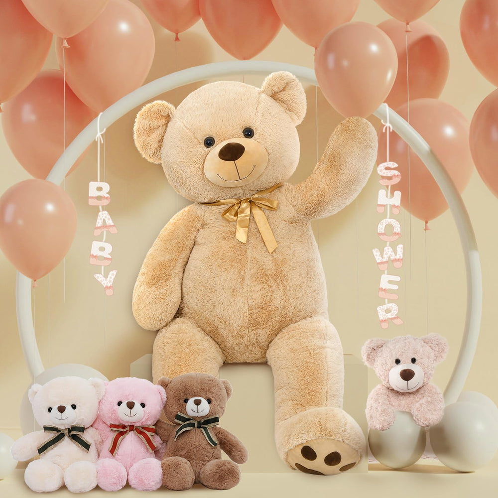 Tezituor life-size bear suitable for kids and adults, comforting companion