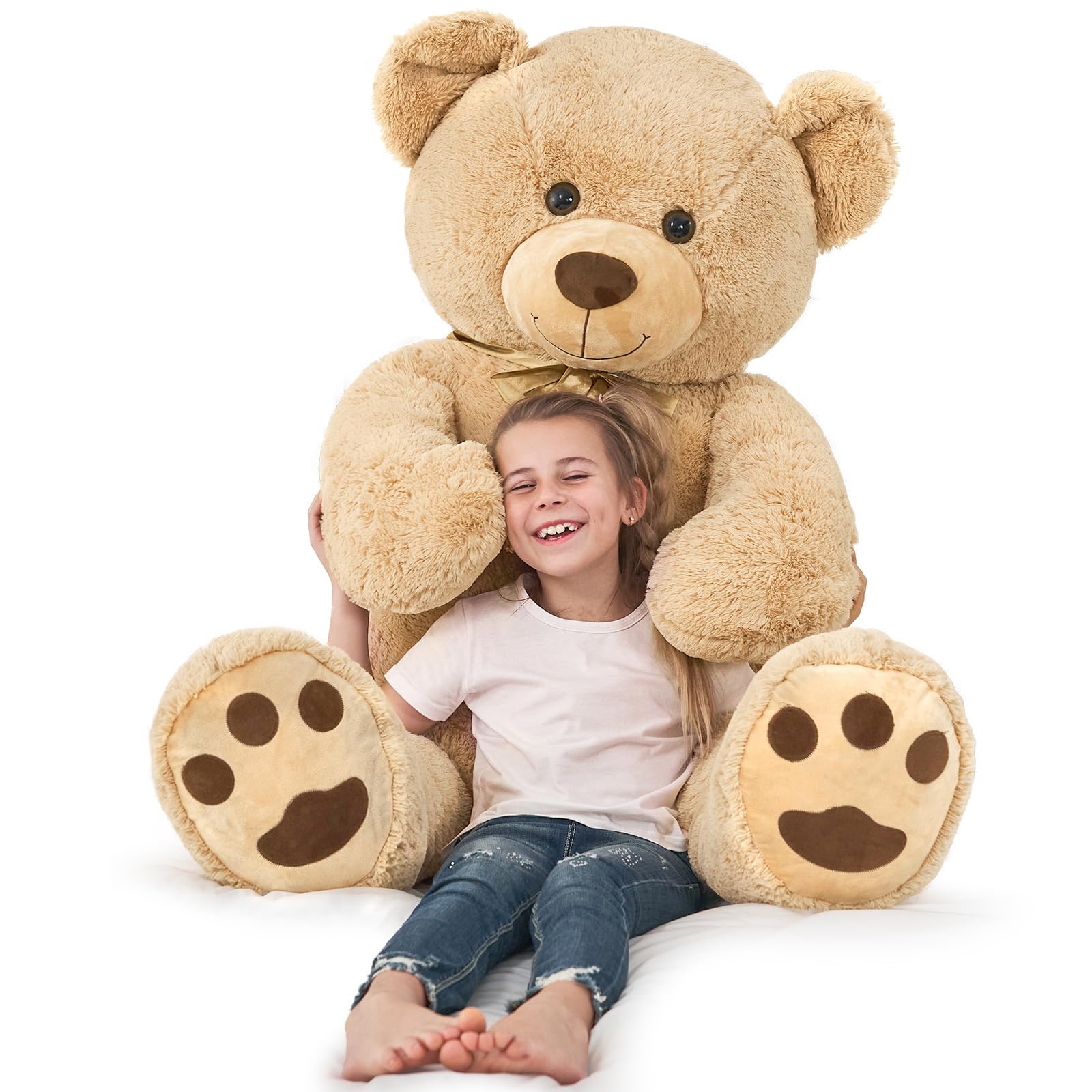 Tezituor plush material close-up, soft polyester texture you can feel