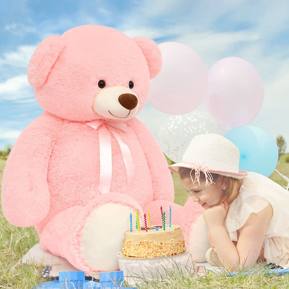 Tezituor teddy bear back zipper enables easy cleaning and care.