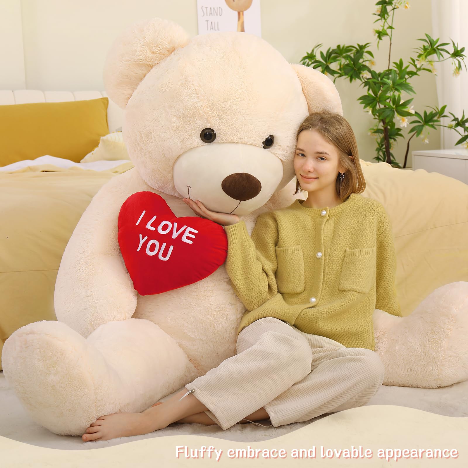Soft plush fabric from Tezituor delivers a comforting cuddle experience.