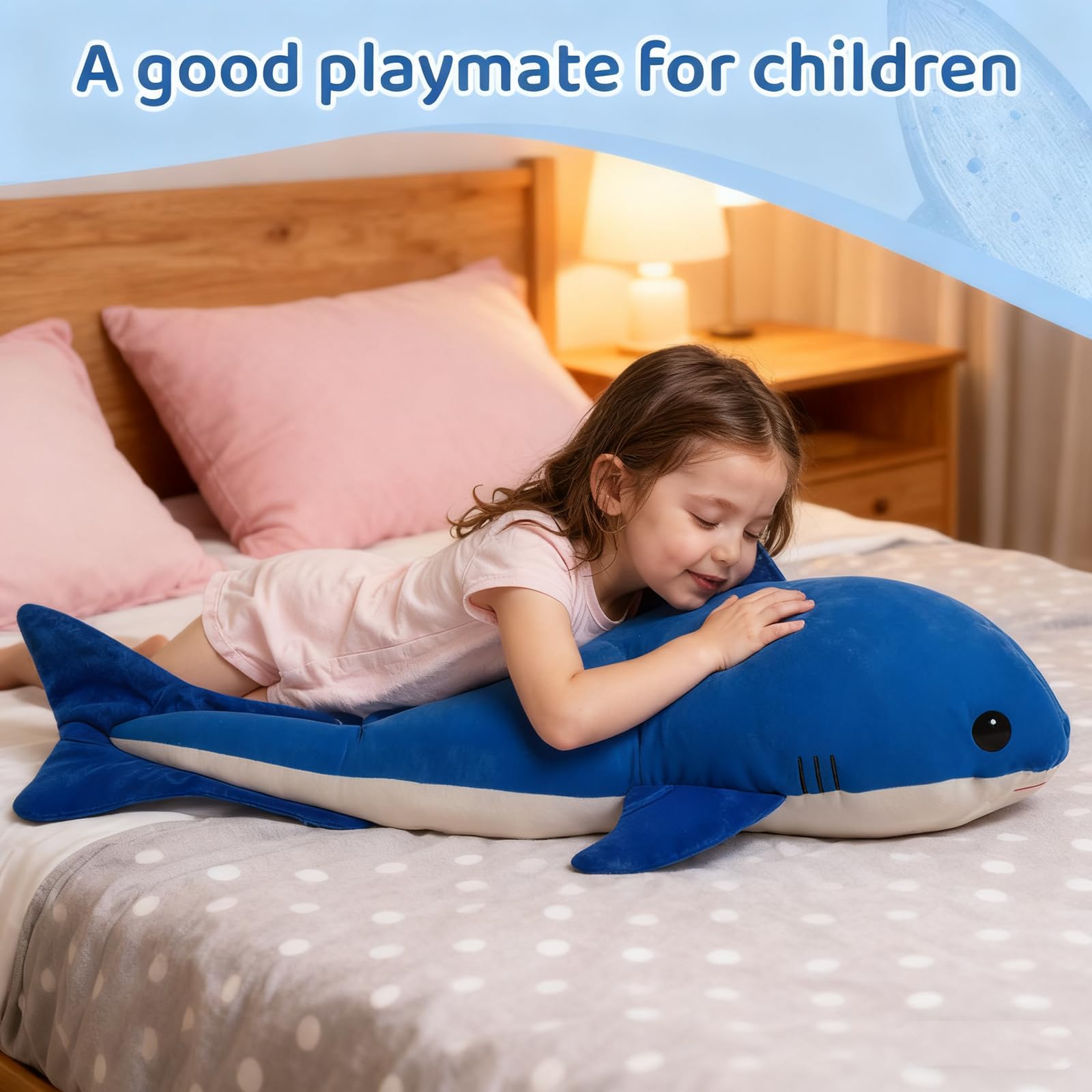 Tezituor gift-ready whale plush great for birthdays and holidays