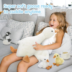 Tezituor goose plush as a unique gift for birthdays and baby showers.