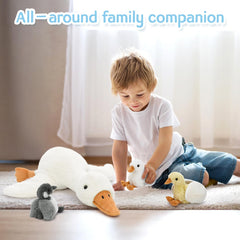 Tezituor goose plush pillow offers a soft, cozy support for kids.