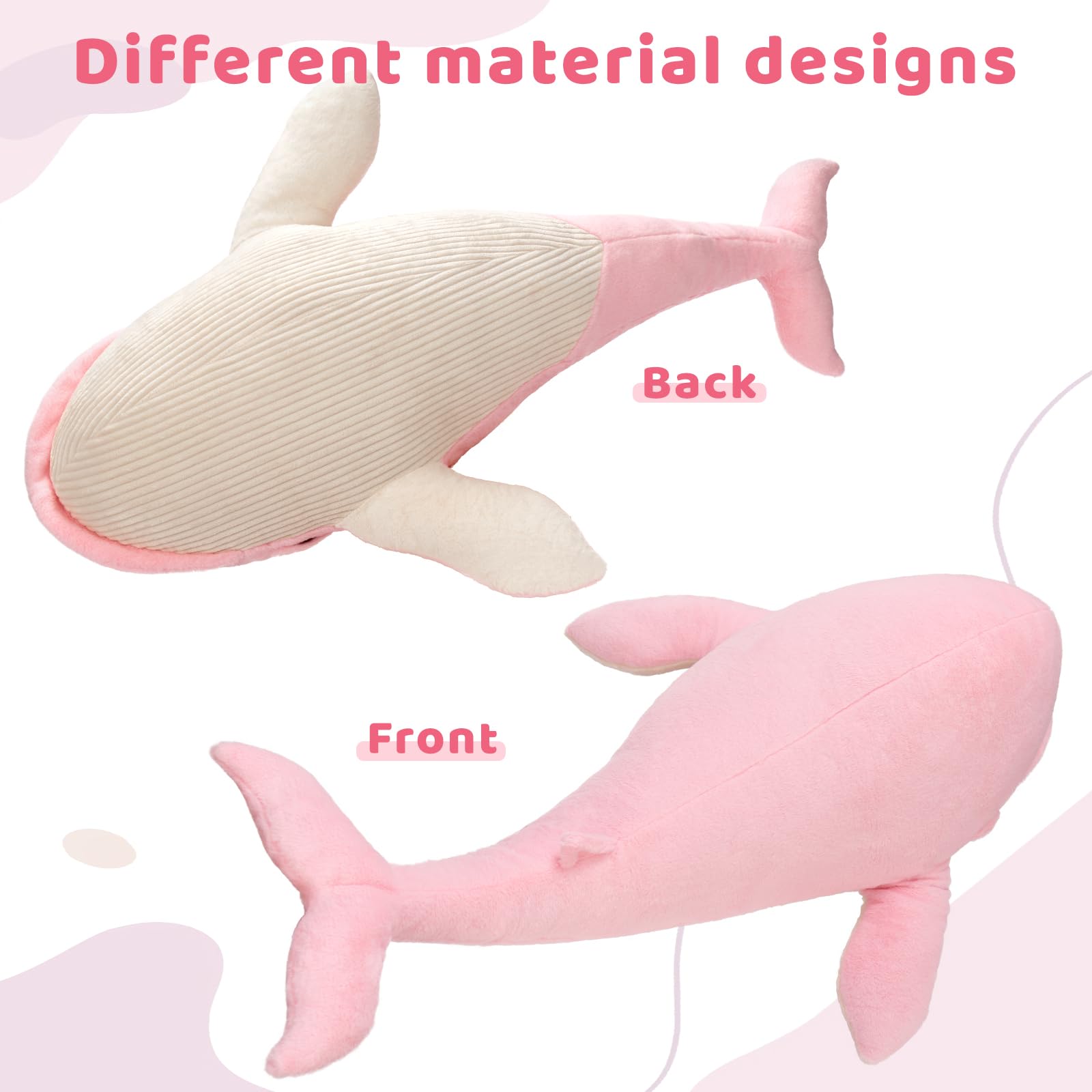 Tezituor home decor whale plush adds cozy vibe