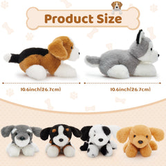 Tezituor Husky plush toy provides squeezable comfort for kids.
