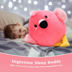 Tezituor kids-friendly flamingo stuffed animal supports imaginative play and storytelling.