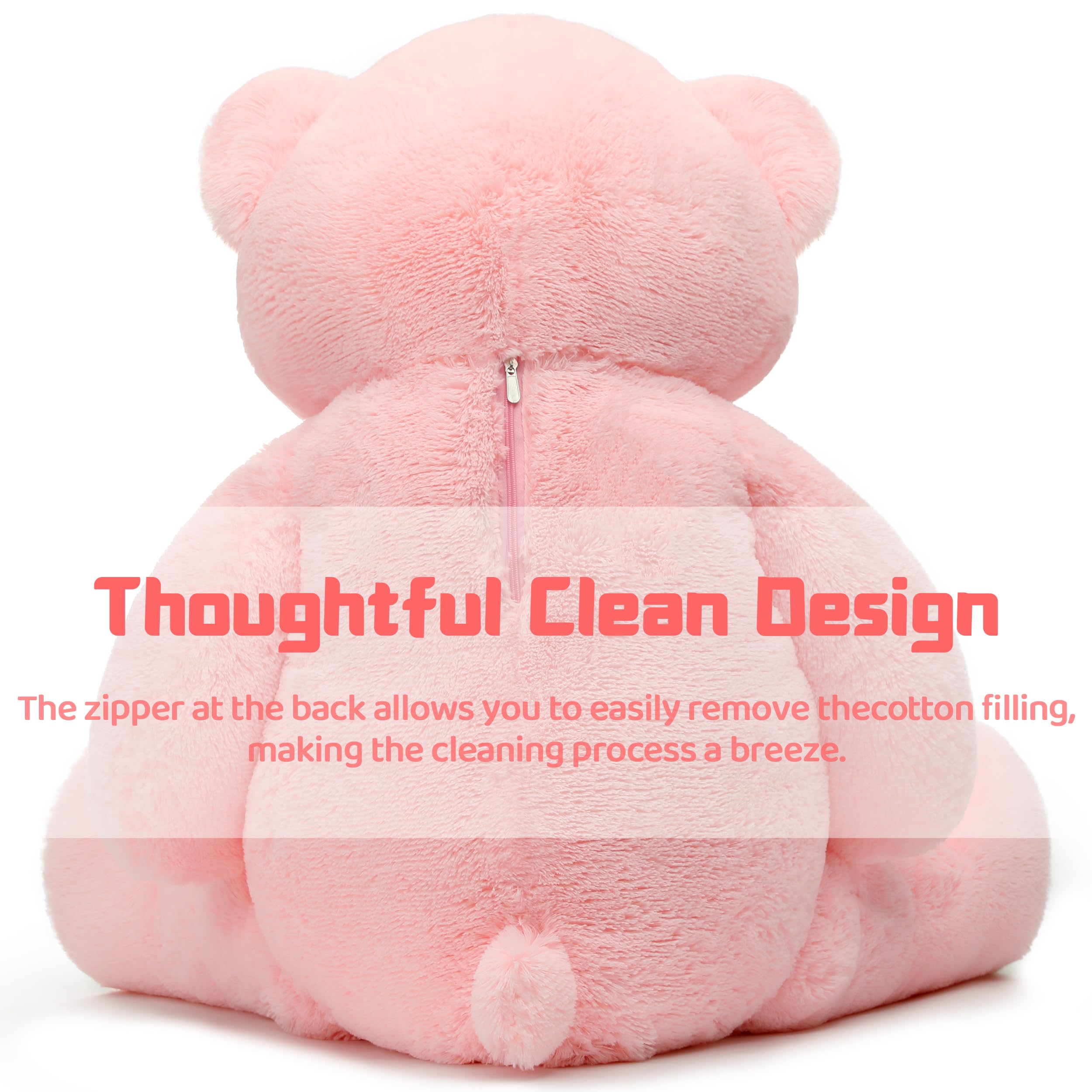 Tezituor giant teddy delivered vacuum packed for easy arrival.