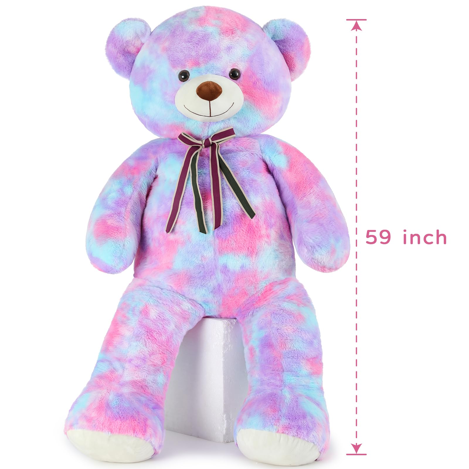 Tezituor safe durable bear with securely stitched eyes and nose.