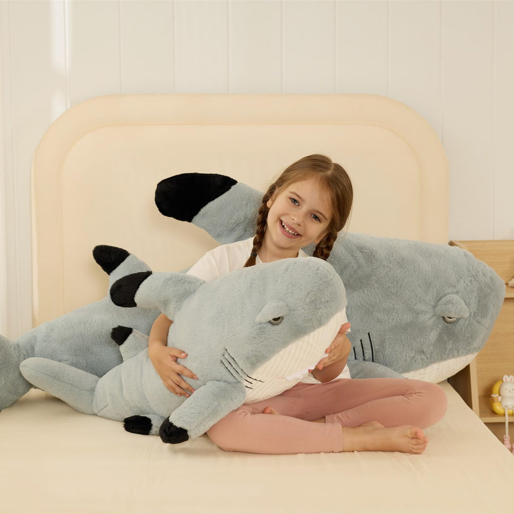Tezituor shark plush care-friendly surface ideal for safe snuggling