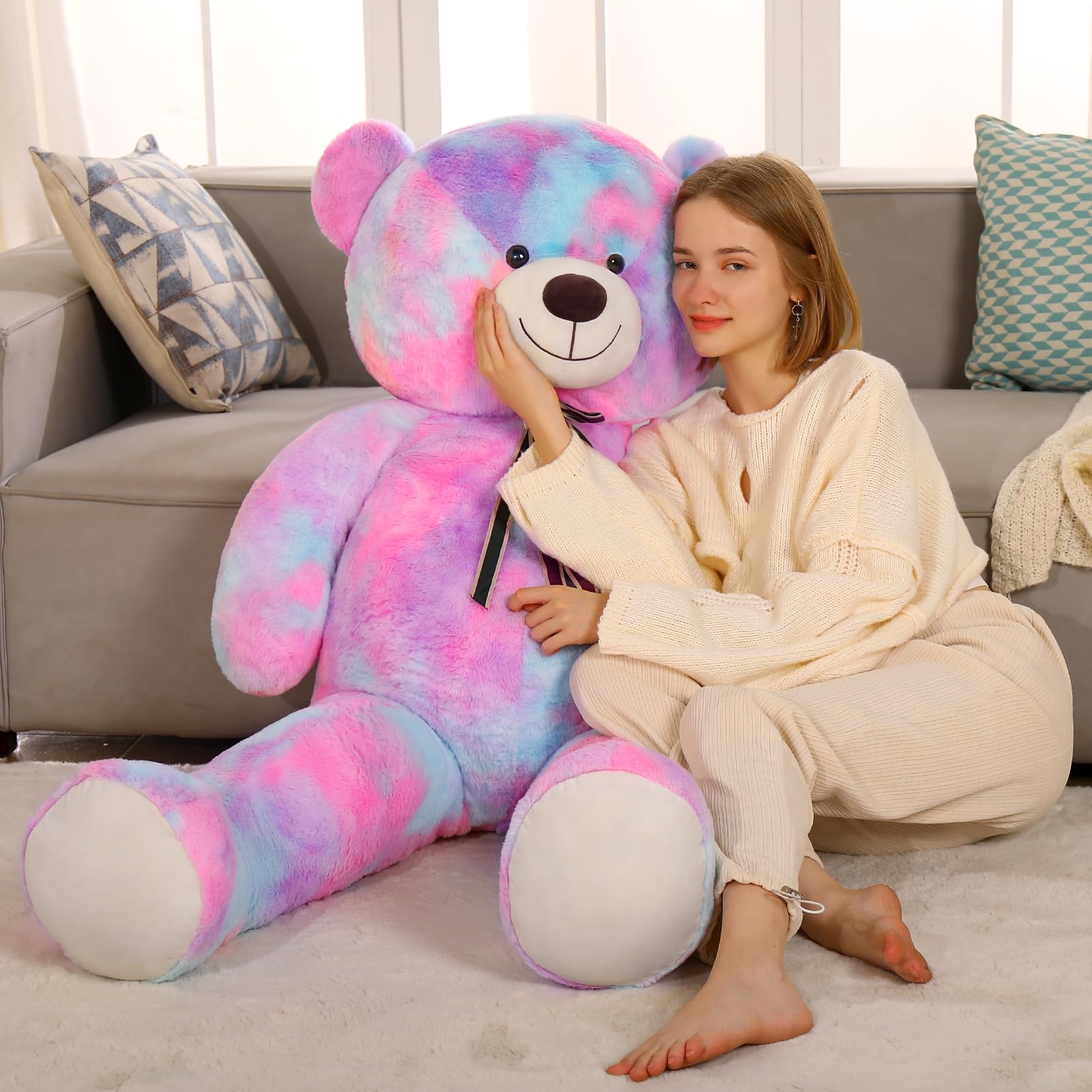 Tezituor soft plush fabric teddy, cloud-like softness for cuddles.