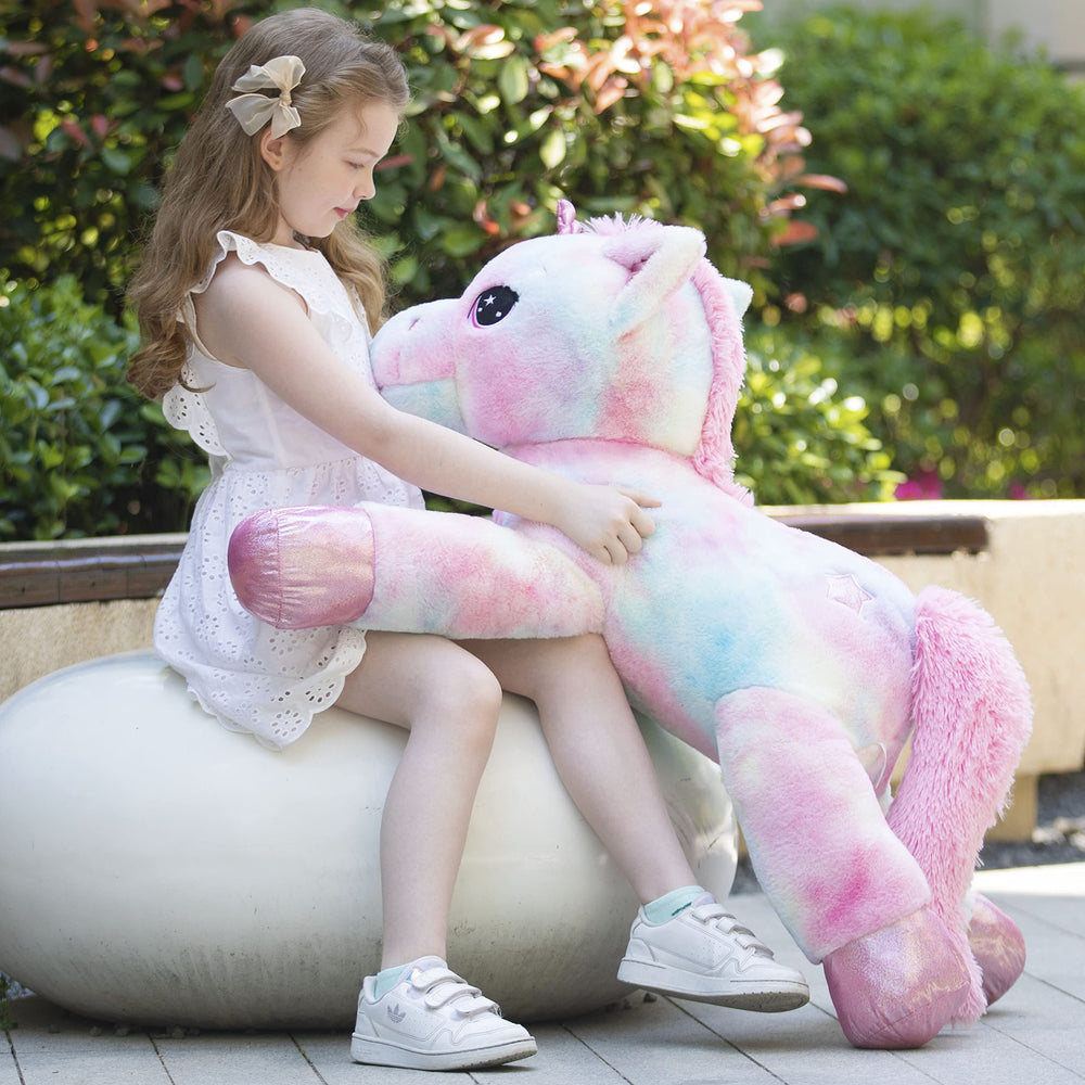Tezituor soft skin-friendly fabric unicorn for gentle cuddles