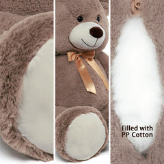 Tezituor bear back zipper enables easy washing and cleaning.