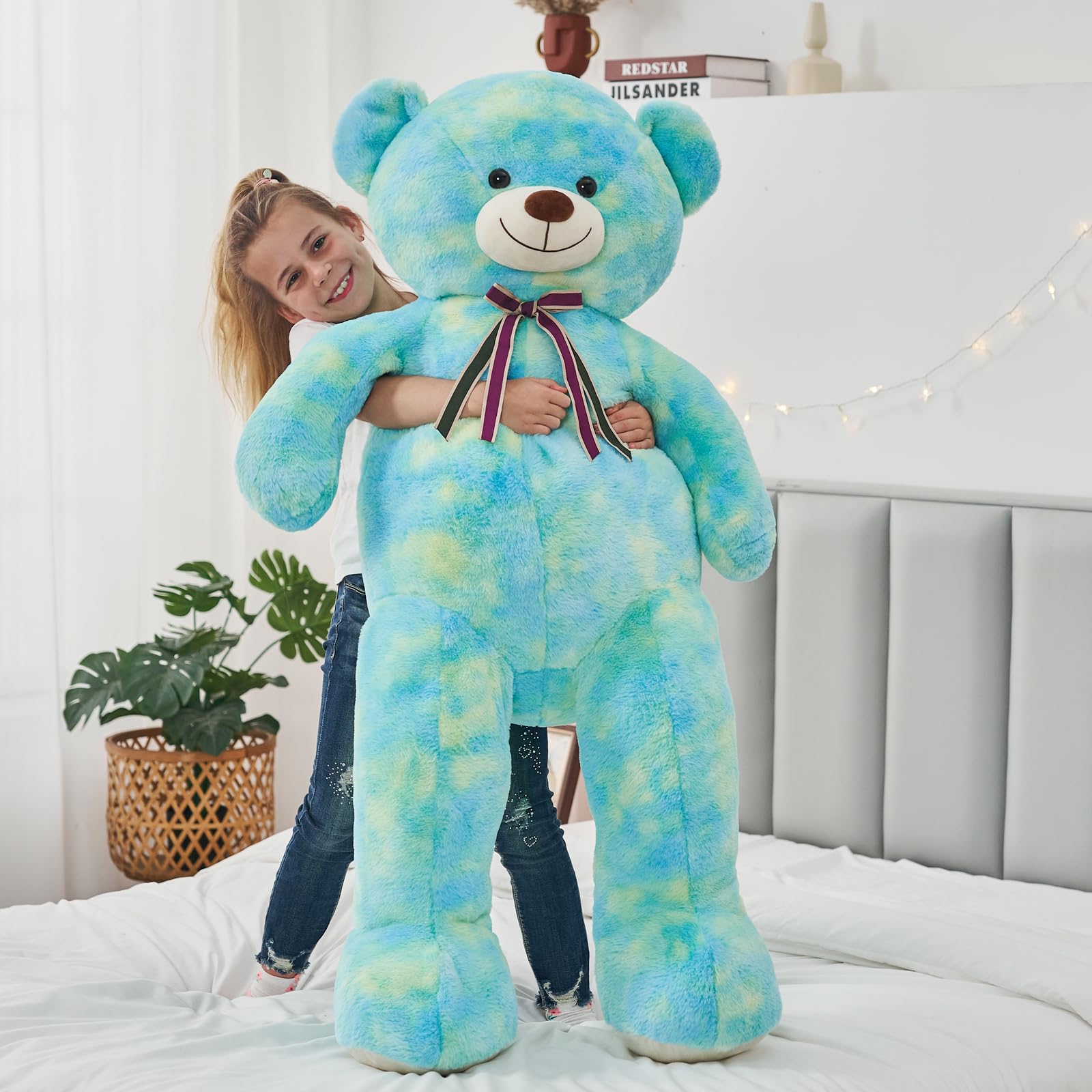 Tezituor teddy bear back zipper for easy stuffing removal and washing
