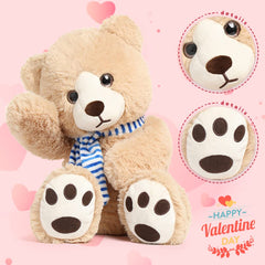 Tezituor teddy bear cuddle-ready for bedtime and storytelling.