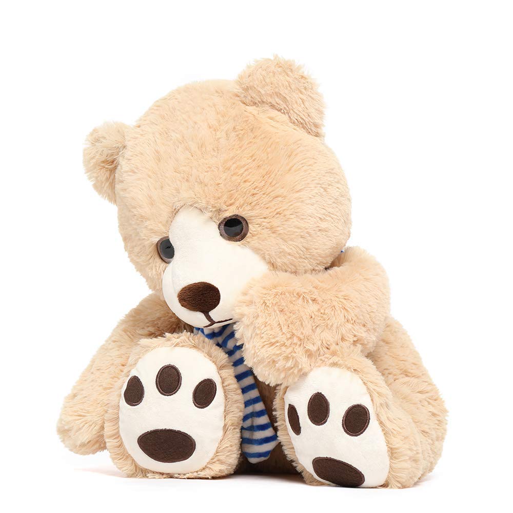 Tezituor 24-inch teddy bear in a seated pose for easy display.