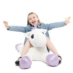 Tezituor plush unicorn in nursery decor adds whimsy and comfort