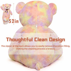 Tezituor Valentine teddy bear embedded eyes provide a friendly, safe look.