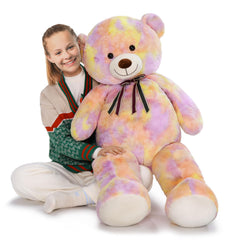 Tezituor Valentine teddy bear arriving vacuum-packed; quick fluff restores fullness.