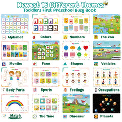TFS TOP FANS Busy Book with eight colored pens for writing and drawing on the go.