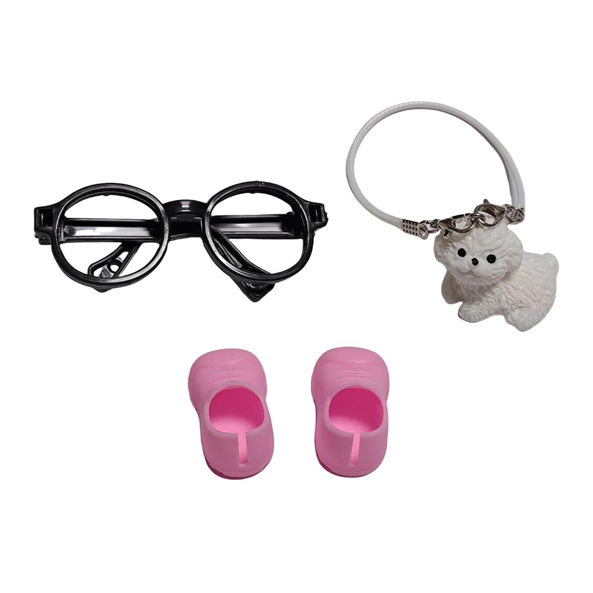 TFSUCCE black glasses complete a trendy look for 17cm dolls