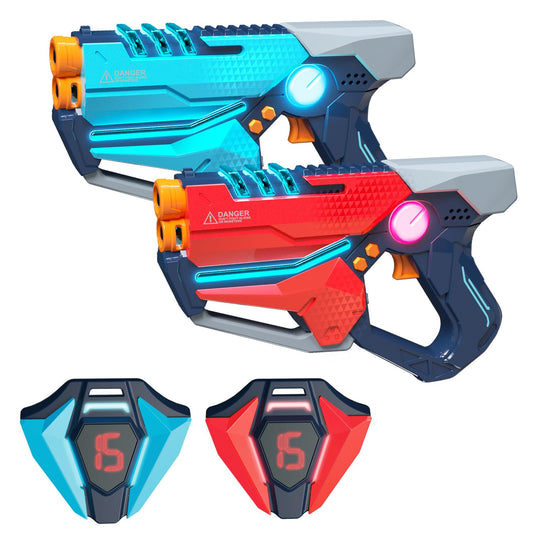 TG BLOCKS laser tag gun in blue for fast-paced play and teamwork