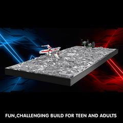 TG BLOCKS Star Trench 3D Wars Run wall decor enhances living spaces with cinematic vibe.