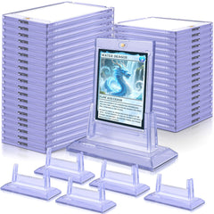 TGBet magnetic card holders in a 50-pack for secure storage and easy display