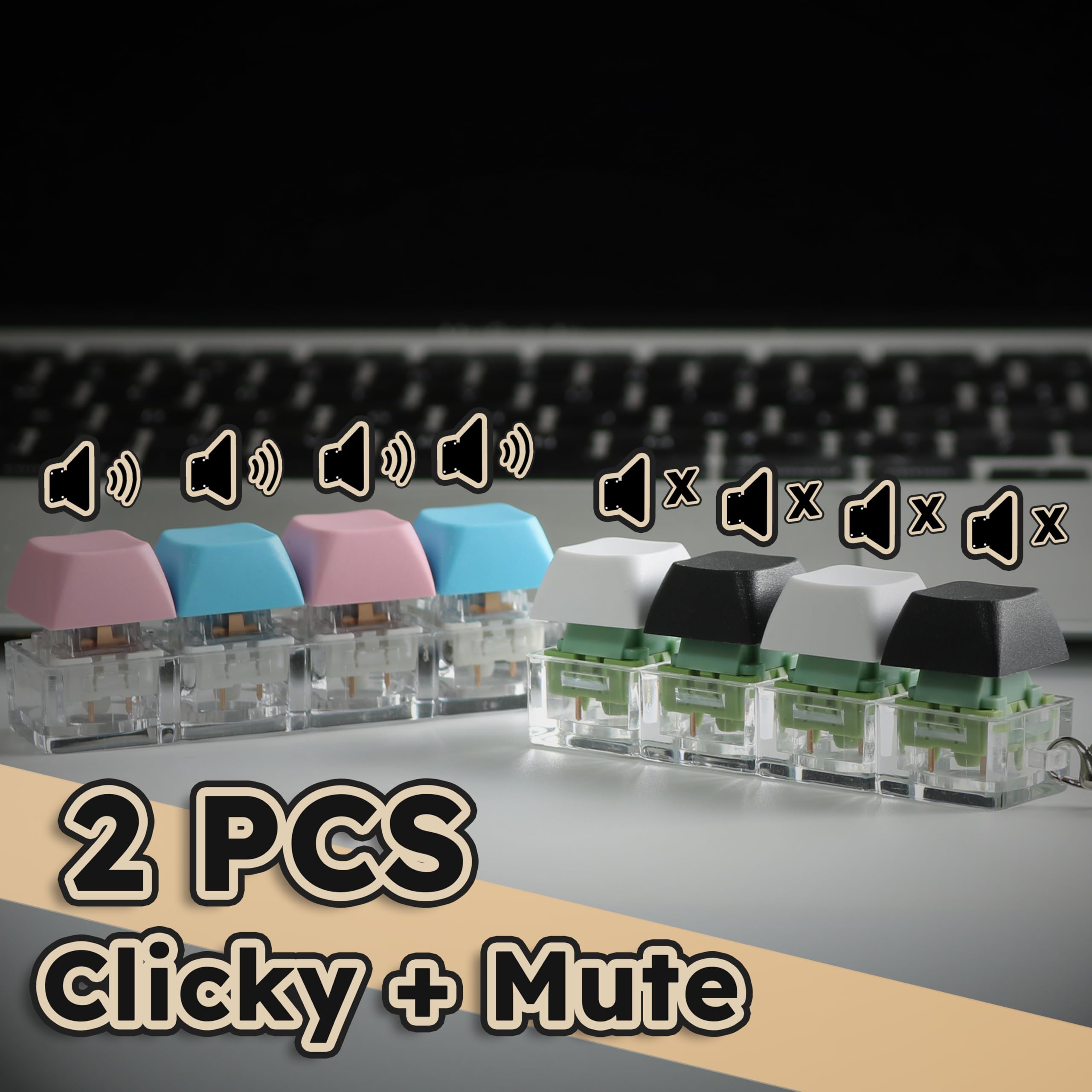 TGIFXD keyboard fidget clicky: tactile feedback with satisfying audible clicks.