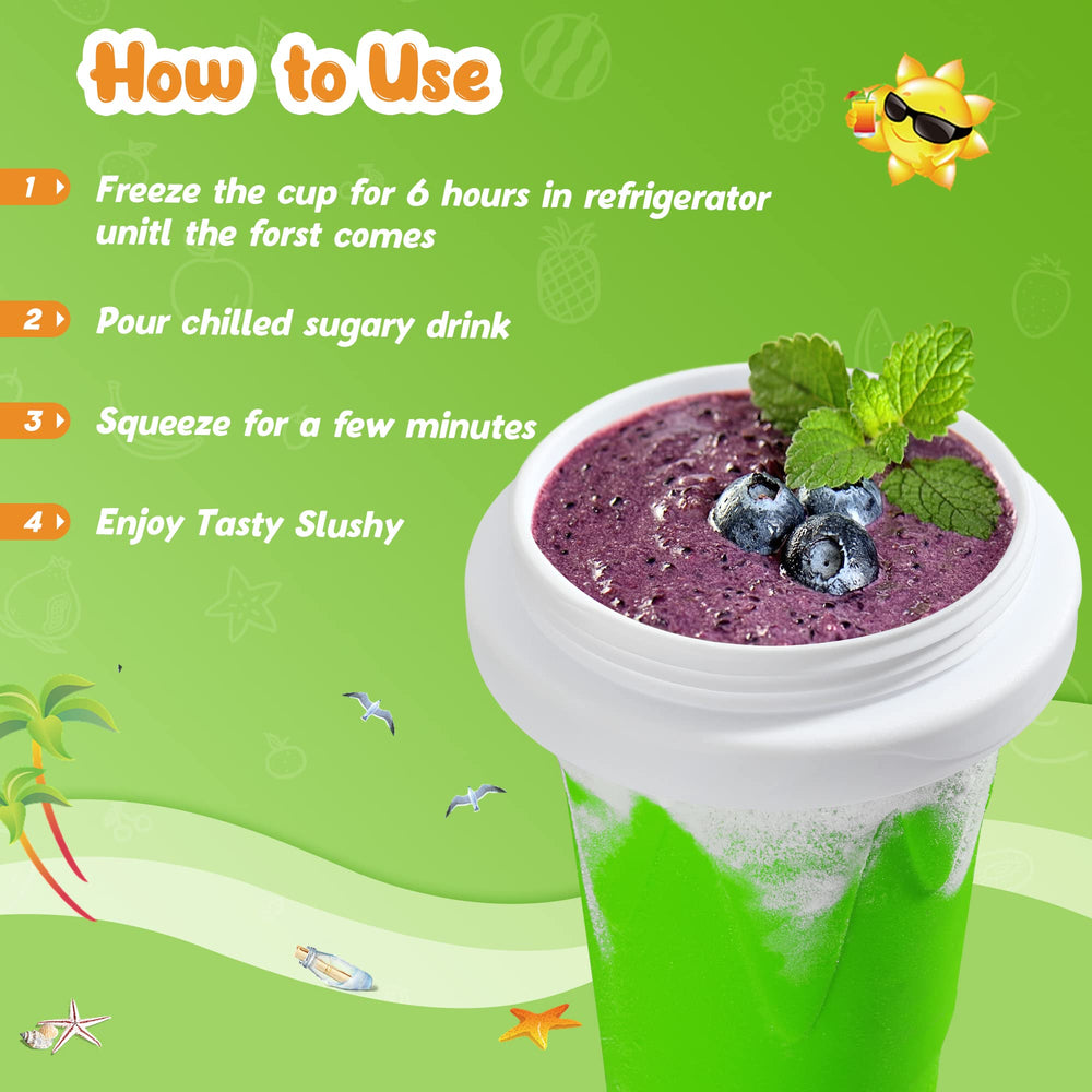 tgosomt Slushie Cup entertains kids as their drink transforms.